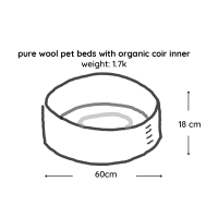 british wool pet bed dimensions from soul nature