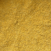 mustard fields spot colour on pure wool pet bed from soulnature