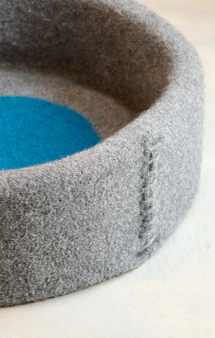 Kingfisher_blue_pure_wool_dog_bed_from_soulnature
